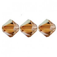 Preciosa MC Bicone 4mm beads Crystal celsian 00030/22501